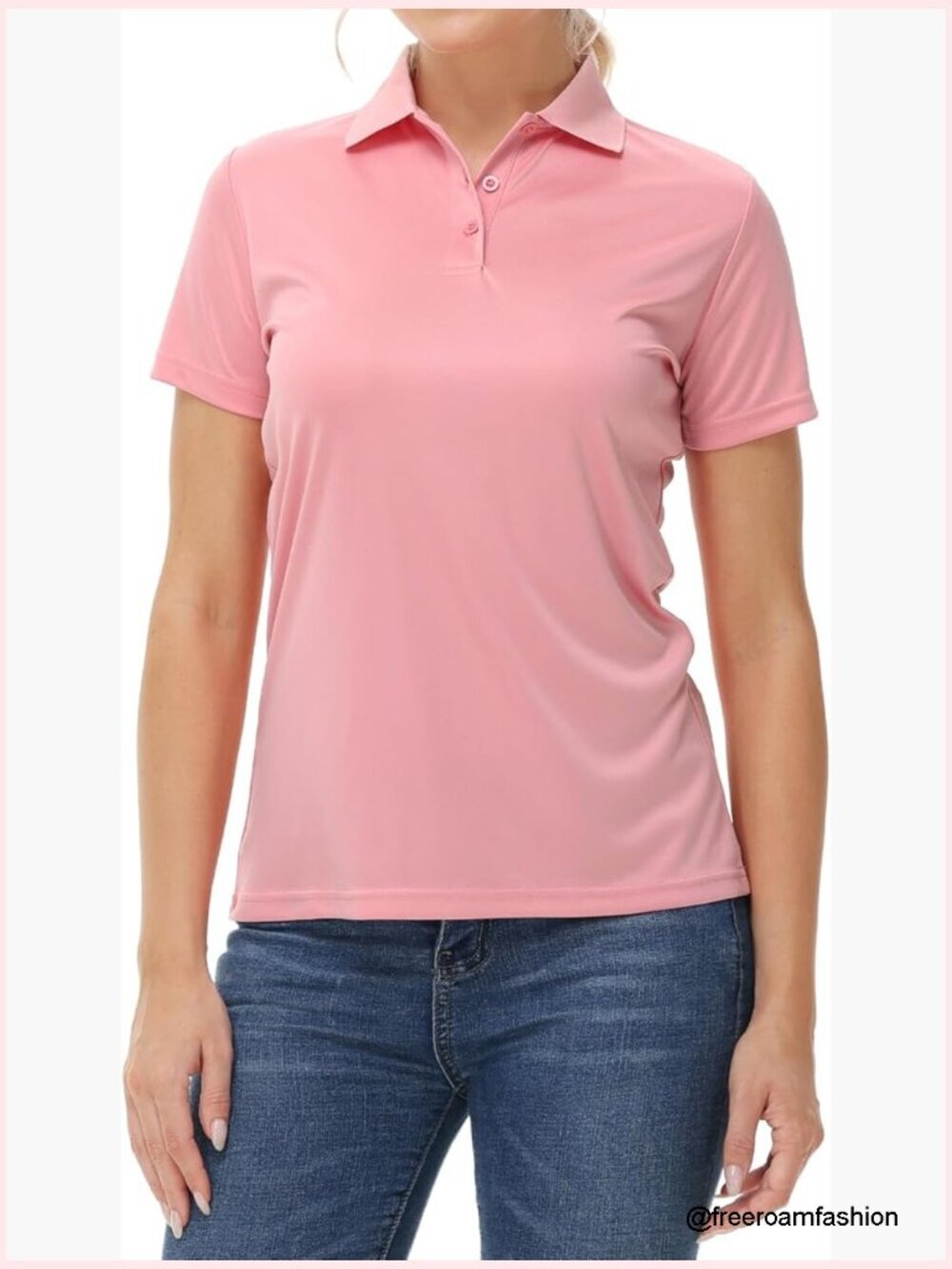 Golf Polo Shirt Short Sleeve UPF 50+ Quick Dry 4 Way Stretch Sun Protection